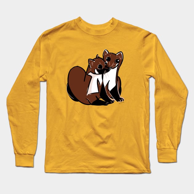 Stone martens in love Long Sleeve T-Shirt by belettelepink